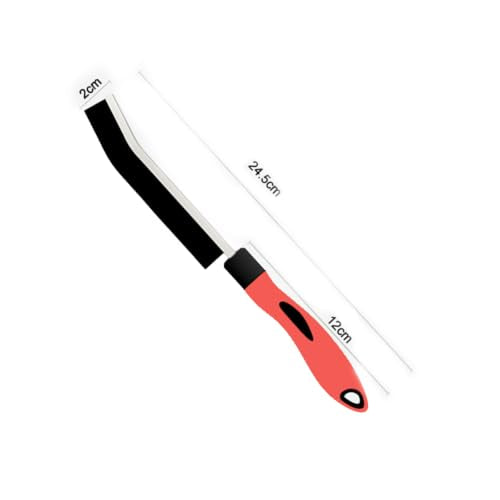 3 Hard Bristles Corner Cleaning Brush, Joint Brush, Gap Cleaning Brush, Joint Cleaning Brush, Bathroom Cleaning Brush for Tile Floors, Kitchen (Orange Colour)