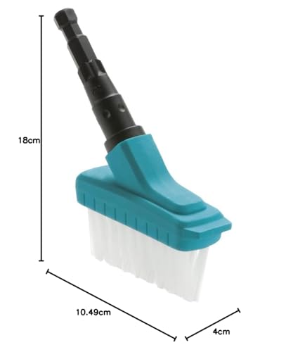 Gardena combisystem Joint Brush K: Ideal accessory for easy cleaning joints between tiles or similar in the house or on the terrace, with scraper, polyester bristles brush (3606-20) Kunststoff