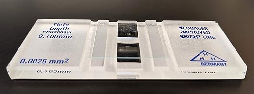 Rs' Science - Improved Neubauer Hemocytometer kit, Cell Counting Chamber with Trypan Blue and Methylene Blue for Blood, Cell, Yeast Counting