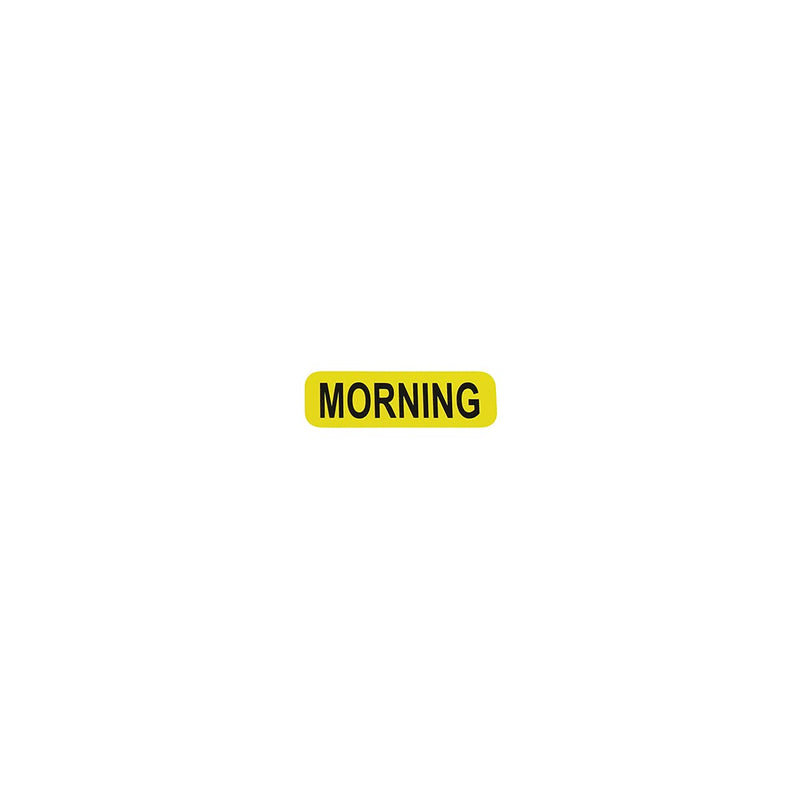 Morning Medical Medical Healthcare Labels 0.5 x 1.5 Inches in Size, 500 Labels on a Roll (Pack of 2) 0.5 x 1.5" Rectangle (Pack of 2)