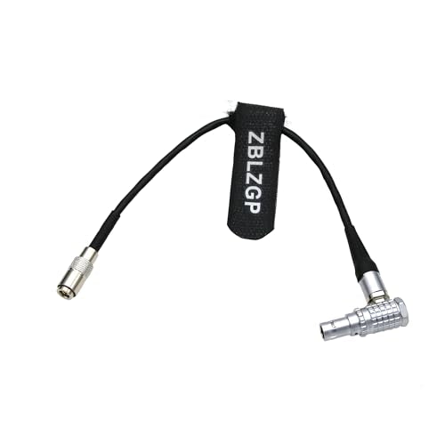 Timecode Sync Cable Din 1.0/2.3 Male to EXT 9 Pin Right Angle for RED Komodo 6K Camera