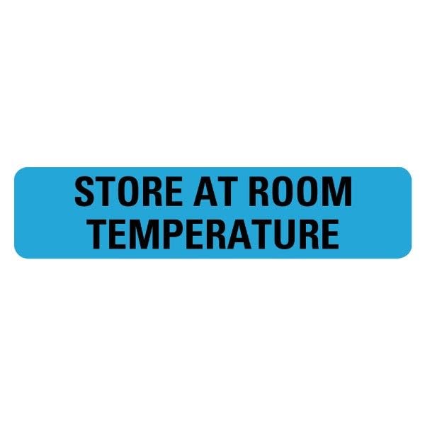 Store at Room Temperature Labels