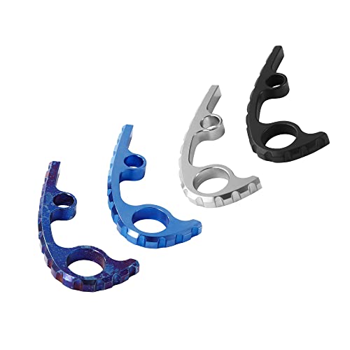 Titanium Back Spacer for Spyderco Para Military 3 Black