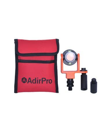 [Australia - AusPower] - AdirPro Mini Prism System with Side Vial - Heavy Duty Copper-Coated Prism with S-hook and Bracket - Compatible with Trimble, Sokkia, Topcon, Leica, Nikon, Penta & More 