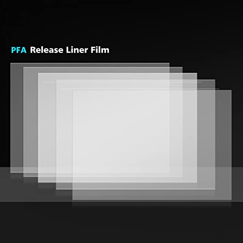 ELEGOO 5PCS PFA Release Liner Film for Saturn 2/8K/3/4/4 Ultra/4 Ultra 16K for Saturn 2/Saturn 4/Saturn 4 Ultra