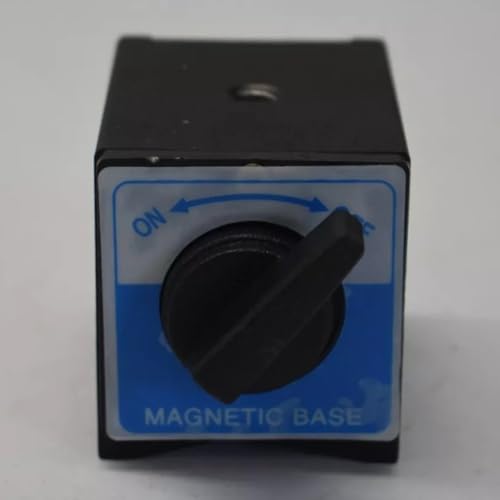 Magnetic Base with Strong Magnet, M8 x 1, 25 Thread Holes, Compact & Precise