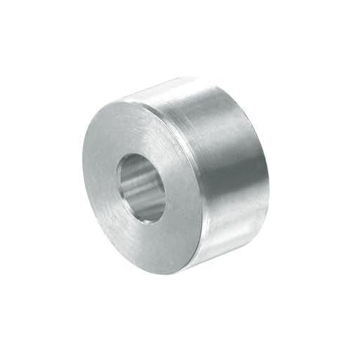 uxcell aluminum spacer, 3/8-inch bore x 1-inch OD x 1/2-inch length, round metal screw standoff bushing
