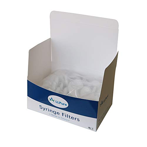 Nylon Syringe Filters 25mm 100 Pack 0.45μm Nylon-25mm-0.45μm