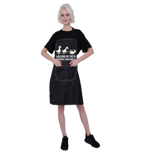 BNQL Christian Apron Religious Gifts Walking By Faith Gifts Tripping Constantly Silly Goose Gift Faith Gift Christian Goose Apron