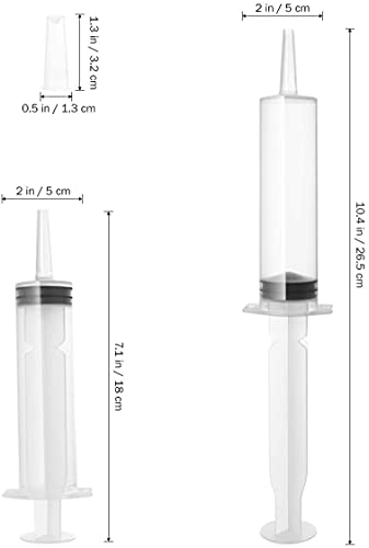 BESTONZON 25 Pack Jello Shot Syringes - 2 OZ Food Grade Party Syringe with 30 Caps - Durable Reusable for Birthday and Other Parties