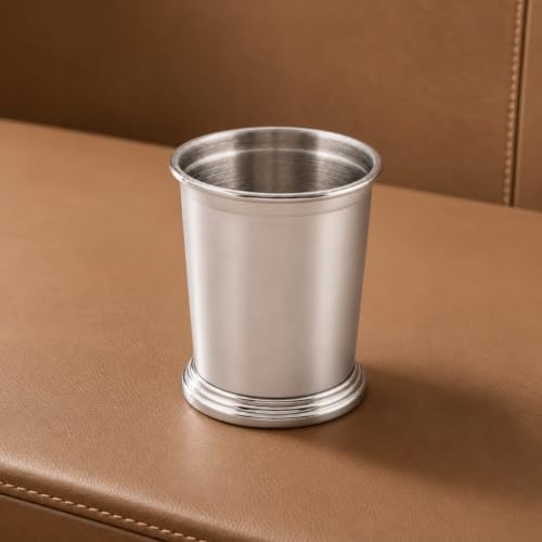 Arthur Court Engravable Stainless Steel Mint Julep Cup - Elegant Drinkware for Celebrations - 4 Inch Tall, Holds 14 oz