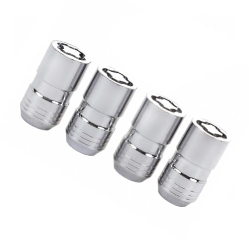 KarParts360 McGard chrome wheel lock nut set for Jeep Grand Cherokee, M14 x 1.5 cone seat, dual hex, 4 pack
