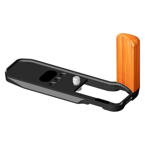 X-M5 L Plate Hand Grip,Wooden X-M5 XM5 L Bracket Handle for FUJIFILM X-M5 Camera,Compatible with ARCA Interface.