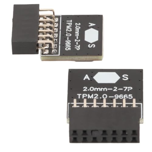 TPM 2.0 Module, 14 Pin 2x7P Security Chip for PC | Motherboard TPM Module LPC Interface Desktop