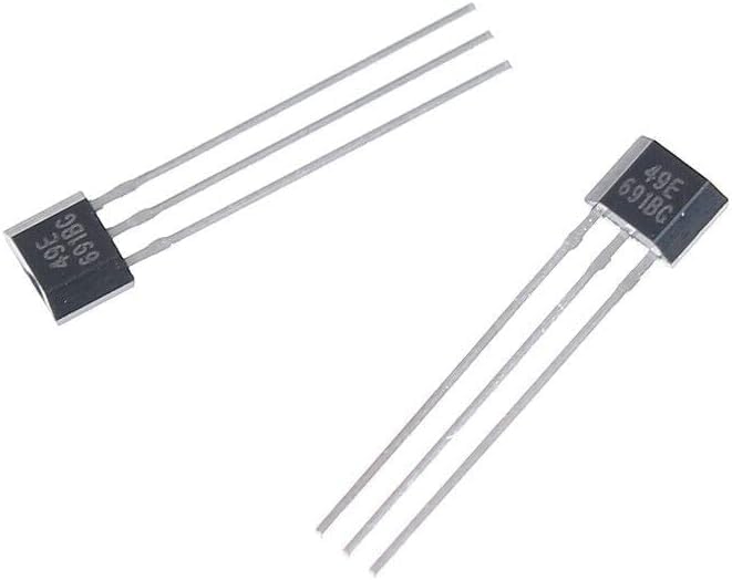 [Australia - AusPower] - 10Pcs Hall Element 49E Oh49E Ss49E Linear Sensor Hall Sensor Industrial Electrical Magnetic Detector 