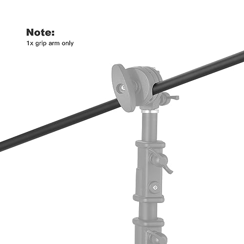 Soonpho 50 inch Extension Grip Boom Arm for Heavy Duty C Stand,Solid Grip Pole with 1/4 & 3/8 Thread for Softbox,Reflector,Umbrella,Flags, Diffusion and Other Studio Photography Equipments(Black) Boom Arm kit B
