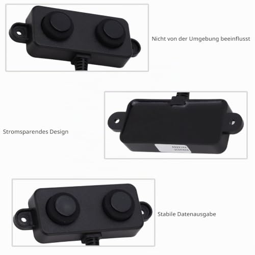 Ultrasonic Distance Sensor UART Controlled 3-450 cm Range DC 3.3 V-5 V Waterproof Sensor Distance Detector 3 to 450 cm Low Power Design IP67 for Robots