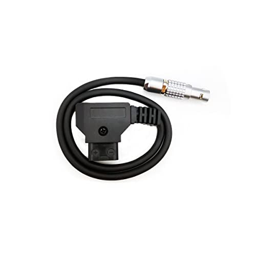 D-tap to 0B 2-Pin Male Flexible Power Cable for Teradek SmallHD ARRI RED Form Gold Mount/V-Mount Dtap 7.8 INCH / 20CM Straight