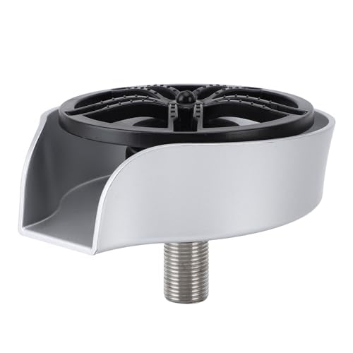ICRPSTU automatic glass rinser stainless steel cup washer for kitchen sinks in silver