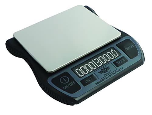 My Weigh Barista Scales Water Resistant Kitchen Coffee Scales with Timer & USB Rechargeable 3000g x 0.1g