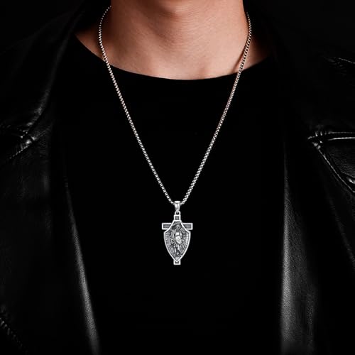 925 Sterling Silver Necklace for Women Christmas Birthday Gifts St Michael
