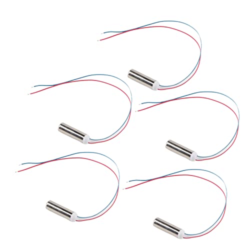 Pack of 5 14500 RPM Waterproof Vibration Motor 12V Vibration Motor Cylindrical Coreless Micro Vibration Motor for Massager