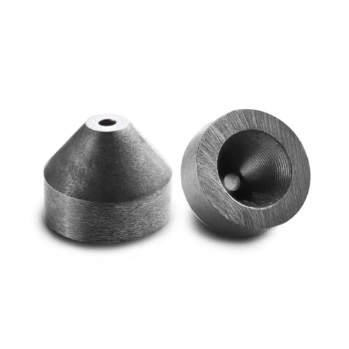 Tungsten Carbide Nozzle 0.4mm for E3D V6 Hotend, Prusa i3 MK3S / MINI, Anycubic i3 Mega/Kobra/Kobra Neo, High Thermal Conductivity Abrasion Resistance, Nickel Plated Copper Tungsten Carbide
