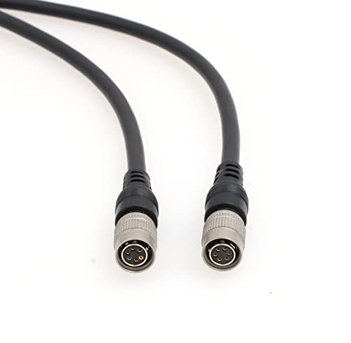 Hirose 6-Pin Female to Hirose 6 Pin Female Cable for Industrial Basler CCD Camera (60CM, Straight-Straight) 60CM