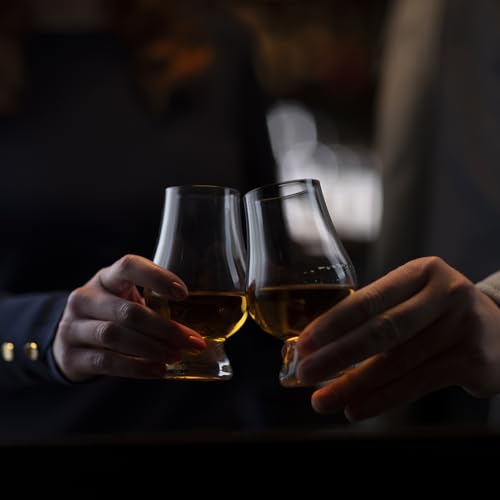 GLENCAIRN Crystal Whiskey Glass, 4 Pack Gift Set 4 Count (Pack of 1)