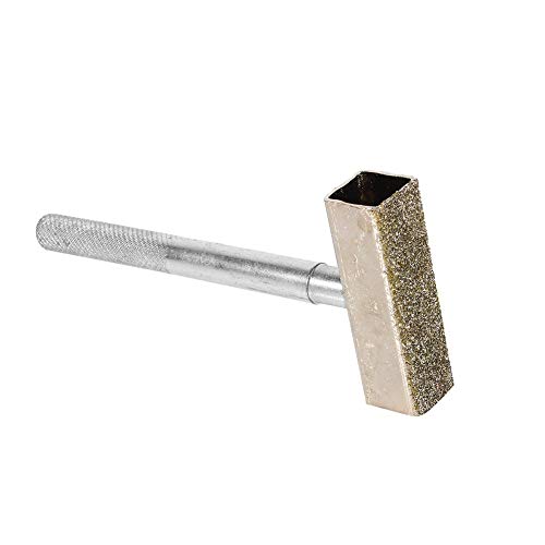Aramox Sharpening Stone Dresser T-shaped Grinding Wheel 85mm Diamond T-shaped Grinding Wheel Disc Stone Straightener Right Tool Dressing Bench Grinding Machine Electroplated