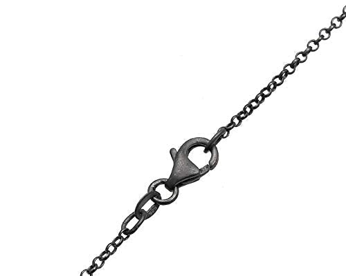 Kuzzoi Exclusive Men's Necklace Shiny Polished with Cross Pendant (30 mm) in Basic Style, Solid Chain for Man and Friend with Religious Cross Made of 925 Sterling Silver, Length 60 cm