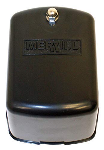 Merrill MPS2040 Water Well Pressure Control & Air-Pump Pressure Switch, 20-40 PSI Pressure Setting, NEMA 1, Adjustable Differential,1/4" Female NPT
