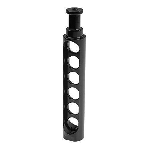 ProMediaGear BLSA5A 5 inch Tall Aluminum Boomerang Bracket Adapter for Profoto B1 B2 Broncolor and Elinchrom Standard Lightstand Mount, Black