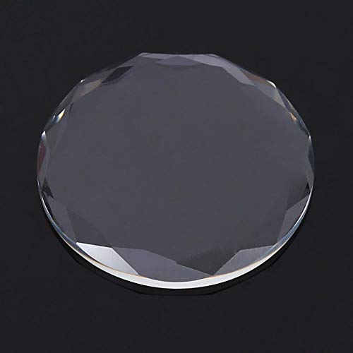 Brrnoo eyelash glue holder and lash separator with round crystal adhesive pallet tray for extensions