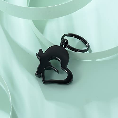 Yinplsmemory Hummingbird Cremation Keychain for Ashes Holder Always in My Heart Urn Locket Pendant Keychain Urn for Women/Men Black