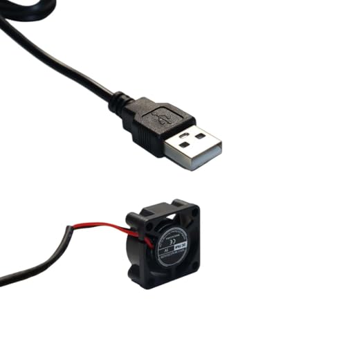 2pcs 2510 USB Cooling Fan Brushless Hydraulic Bearing DC Fan 25X25X10MM Miniature Bearing Turbo For Laptop Motherboard 3D Printer