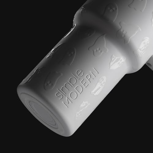 Simple Modern 40oz Leak-Proof Ceramic Lined Tumbler with Handle | Ghosts Halloween: Cute Ghosts 40 Ounces 40oz | Signature