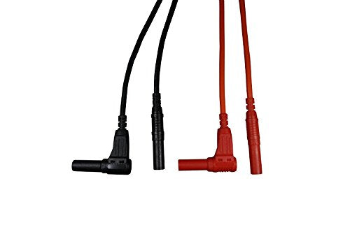 Test Lead Silicone [5 feet] Banana Male-Male Straight Right-Angle