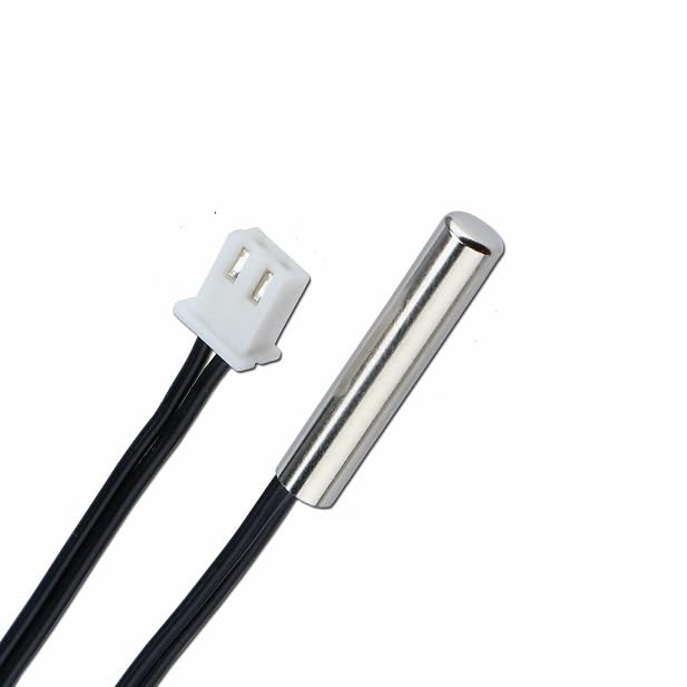 [Australia - AusPower] - 10K Temperature Sensor Probe, Stainless Steel 3950 NTC Temperature Sensor Probe, 500mm Waterproof Temperature Sensor Probe, Digital Temperature Transmitter Extension Cord (3 Pack) 