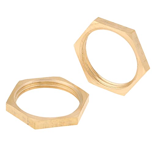 JTLB 33mm brass faucet hex nuts, 40-piece set with G1/8 to G1 thread pipe fittings