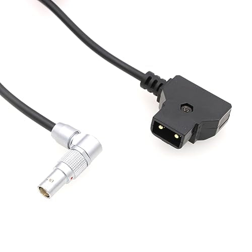 Rotatable Right-Angle 2Pin Female to Dtap RED Komodo 6K Cinema Camera Power Cable (Right Angle 2pin to Dtap TTC) Right Angle 2pin to Dtap TTC