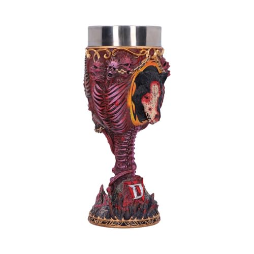 Nemesis Now Diablo IV Mephisto Goblet, Dark Fantasy Drinkware, Collectible Diablo IV Merchandise and Gifts