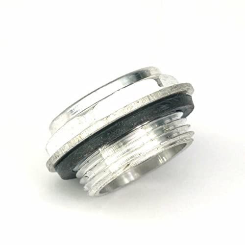 Oil Sight Glass 16 * 1.5 Air Compressor Fittings Aluminum Male Thread Clear Oil Level Sight Glass for Air Compressor 16*1.5