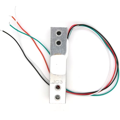 Generic 3kg straight bar load cell with hook, 4-wire strain gauge force sensor