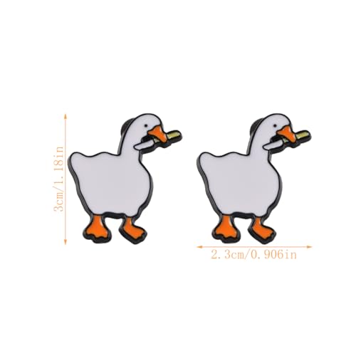 Pack of 2 Funny Stabby Goose Needle Holders, Needle Holder Magnet, Nanny Craft Accessories
