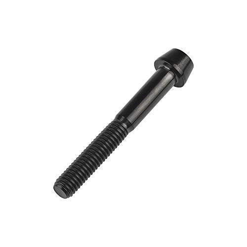 Wanyifa black titanium M6x45mm tapered socket head bolt with Allen hex socket