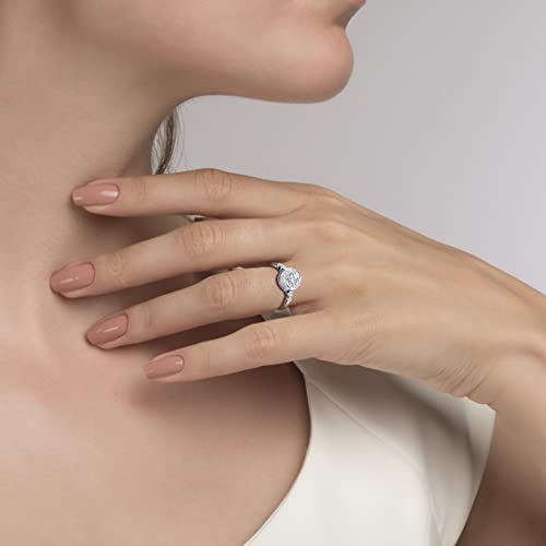Urn Rings for Cremation Ashes Circle of Life 925 Sterling Silver Always by my side Keepsake Rings Memorial Jewelry for Women Size 7