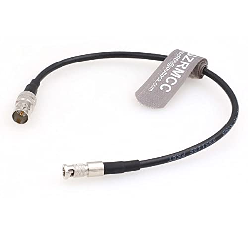 SZRMCC Micro BNC to BNC Female 12G HD SDI Coaxial Cable High Density for Blackmagic Video Assist 5”Monitor(60cm) 60cm