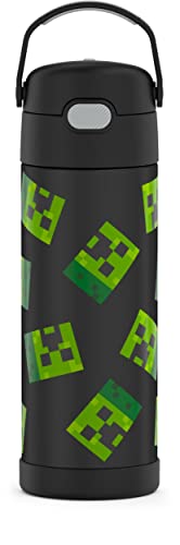 THERMOS FUNTAINER Minecraft Water Bottles, 16 Ounce & 12 Ounce