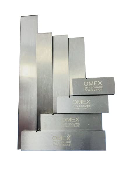 PRECISION STEEL HARDENED SQUARE SET GROUND MACHINIST TOOL 2" 3" 4" 6" NEW DIN875 I PLASTIC BOXED
